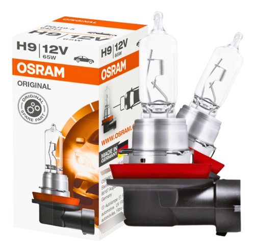 Par Lâmpada Halógena Osram H9 Original Line 65w 12v 