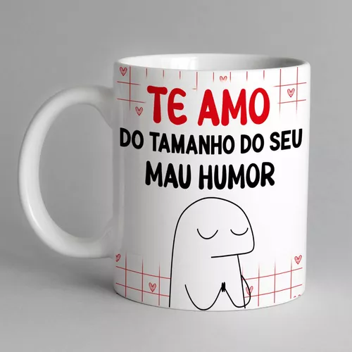 1 caneca xícara porcelana flork bento meme palito divertida