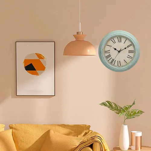 Reloj De Pared Vintage, Grandes Números Romanos,