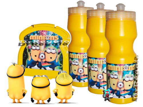 Cotillones Infantiles Minions Cooler Con Sandwichera Fiesta