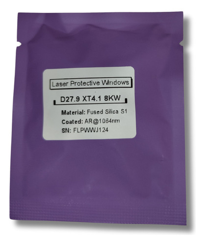 Lente De Protección Para Corte Laser D27.9 X T4.1 8kw