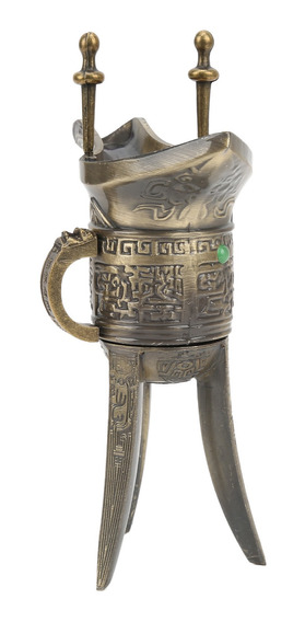 tazas de fiesta de beber de elefante talladas de metal vintage antiguo antiguo pequeño vino taza de té taza de bebida copa de vino copa de vino arte artesanía decoración del hogar Copas de copa 