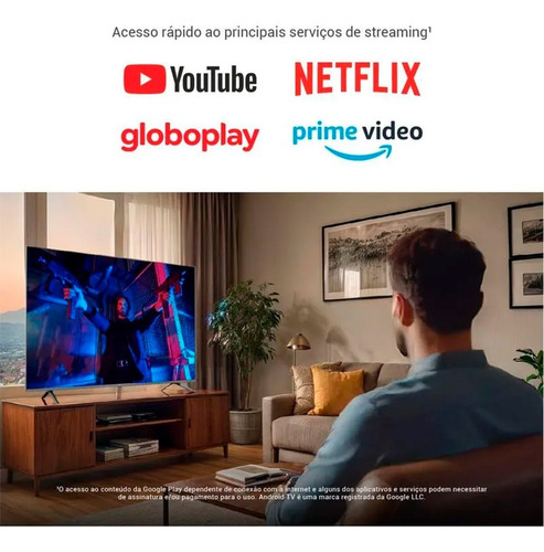 Smart Tv 70 Lcd Led Philco Ptv70g2sgsgb - 4k Uhd, Google -