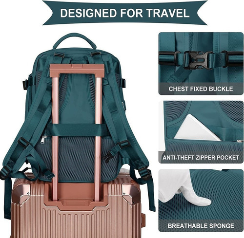 Mochila Multifuncional Antirrobo Mochila De Viaje Grande
