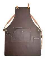 Comprar Delantal De Cuero Parrillero 100% Cuero Genuino Asador Chef