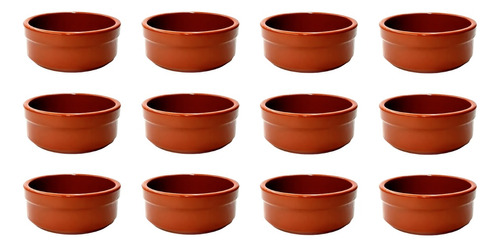 Cazuela Set X12 Barro Ceramica Terrina Esmaltada N° 10 