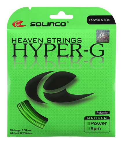 Solinco Hyper-g 16 g 1,30 mm Cuerda Para Raqueta Tenis  2 