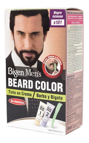  Bigen Barba Y  Bigote Negro Intenso B101