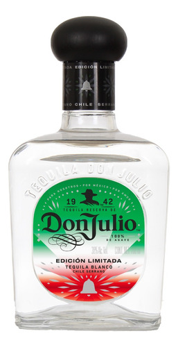 Tequila Don Julio Blanco Ed. Limitada Chile Serrano 700 Ml