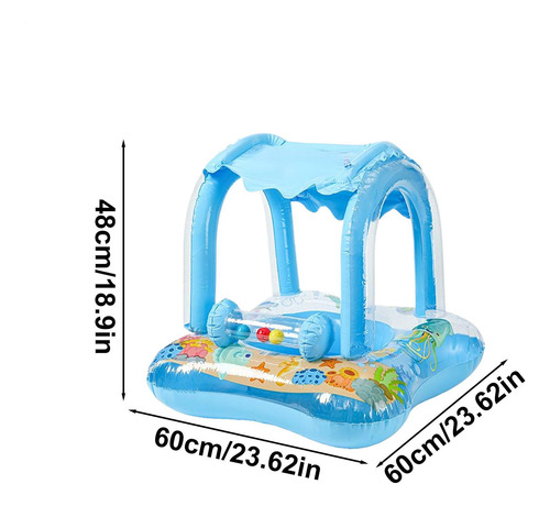 Flotador Para Bebé Refugio Inflable Infantil Para Nadar Flot