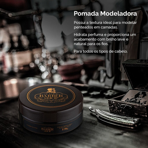 Imagem 2 de 2 de Pomada Modeladora Finalizadora Cabelo Barba Efeito Matte