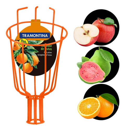 Colhedor De Frutas Pequenas Tramontina P/ Maças E Laranjas