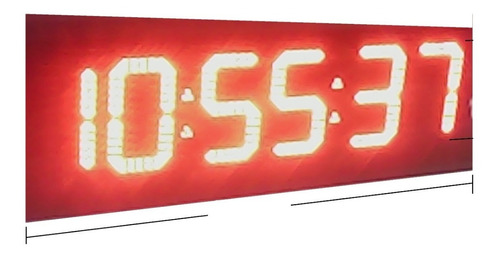 Reloj Cronómetro Grande  6 Dígitos Control Remoto Chicharra