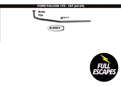 Salida Motor/bajada Ford 170-187 62-69 Full Escapes Morón