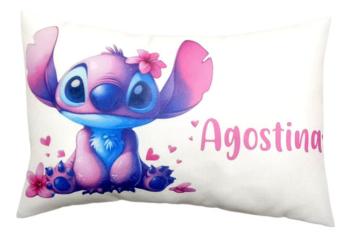 Almohadita Bebe Stitch Rosa