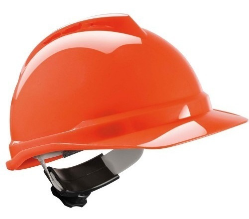 Casco Naranja Msa - V-gard - Fastrac Iii