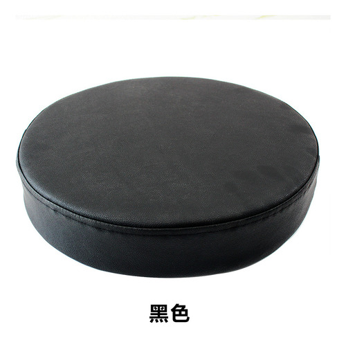 Negro: 40 Cm De Diámetro X 5 Cm De Grosor (cojín Redondo De