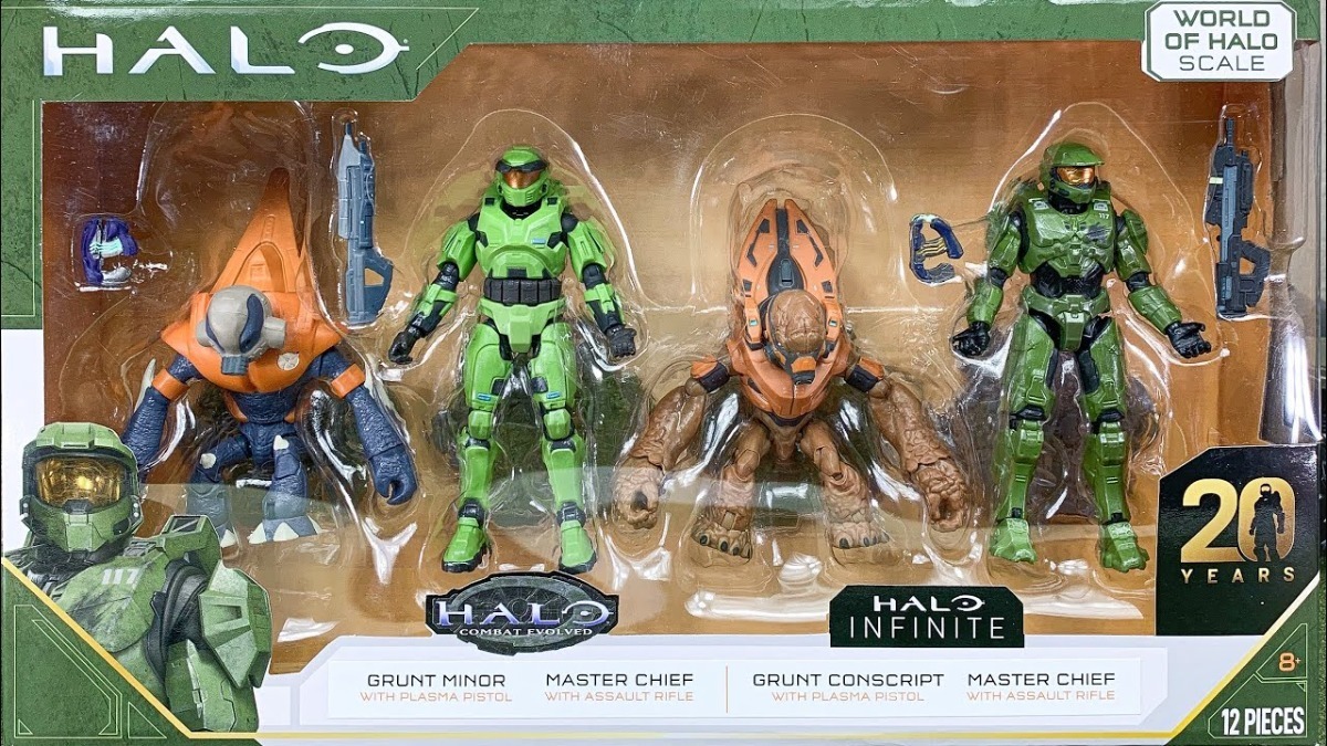 Jazwares Halo 20th Anniversary 4 Pack Cuotas Sin Interés