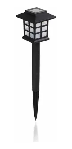 Farol Solar Estaca Exterior Jardín Iluminación