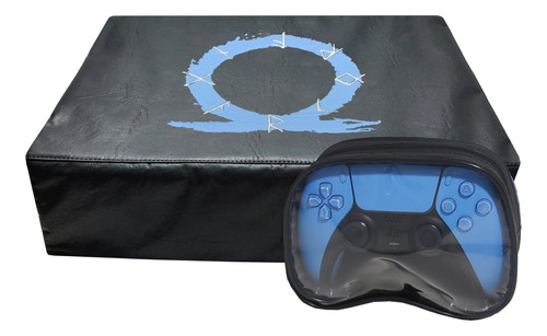 Funda Antipolvo Ps5 + Funda P/joystick - God Of War Ragnarok