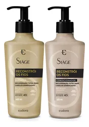 Combo Eudora Siàge Reconstrói os Fios Shampoo + Condicionador