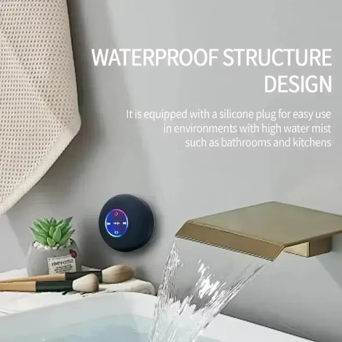 . Altavoz Inalámbrico Bluetooth A Prueba De Agua, Con