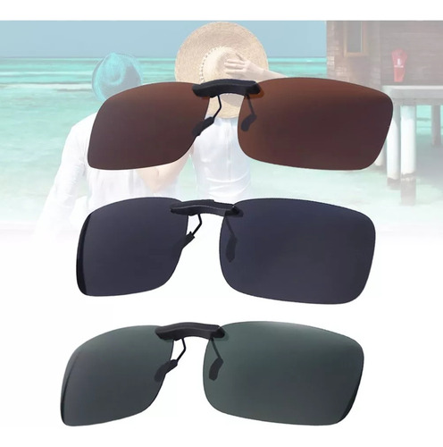 - Gafas De Sol De 3 Piezas Con Clip Sobre Gafas Sin Montura