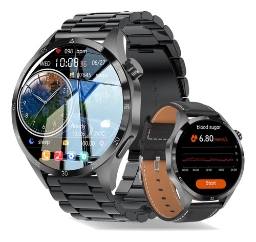 Gt4 Reloj Inteligente Hombres Llamada Smartwatch Para Huawei