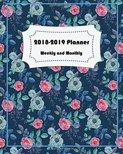 2018 2019 Weekly  Y  Monthly Planner Agenda And Calendar Siz