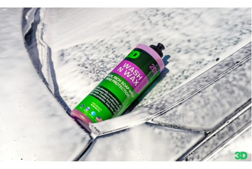 3d Wash N Wax Shampoo Con Cera 16oz.