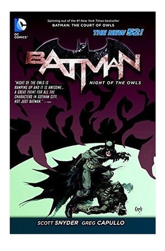 Batman Night Of The Owls (the New 52) - Scott Snyder