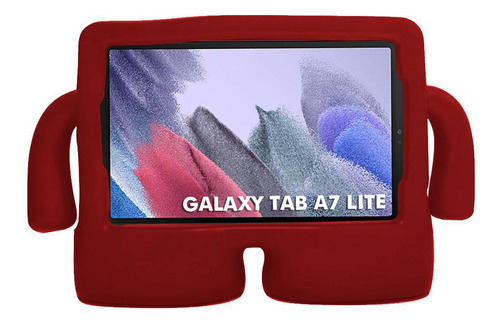 Capa Tab A7 Lite T220 T225 Tela 8.7 Infantil Top - Vermelha