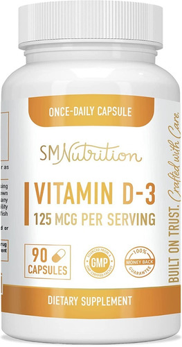 Vitamina D3 90 Caps Smnutrition - Unidad a $2115