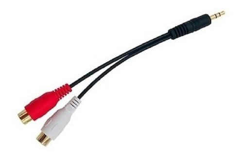 Cable Adaptador 3.5 Estereo A 2 Rca Hembra Musicapilar