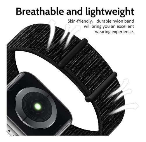 Imagen 4 de 9 de Correa De Nylon Para Apple Watch Ultra 49 Mm