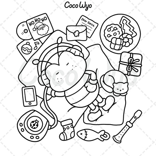Comfy Days - Libro Para Colorear Adultos Original