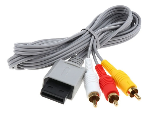 Cable AV de audio y vídeo 3RCA para Nintendo Wii y Wii U
