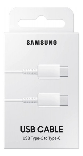 Cable De Carga Rápida Samsung Usb C A Usb C 1 Metro 3a 60w