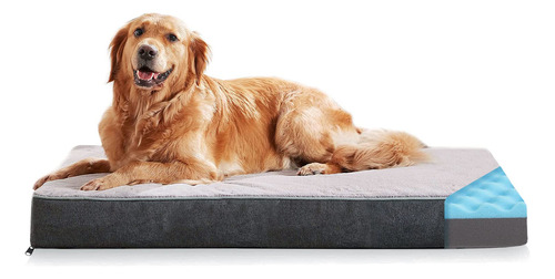 Urgvanz Pet Momery Foam Dog Bed For Large Dogs, Plush Ortho.
