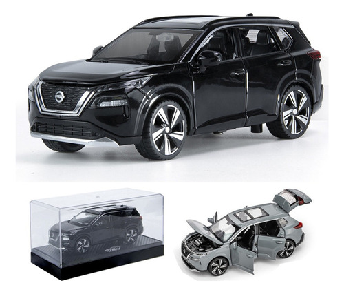 A A Nissan X-trail Miniatura Metal Coche Con Luces Y Sonido