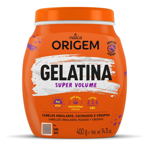 Nazca Gelatina Super Volumen Con Aceite De Ricino