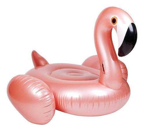 Flotador Rideon Flamingo Oro Rosa