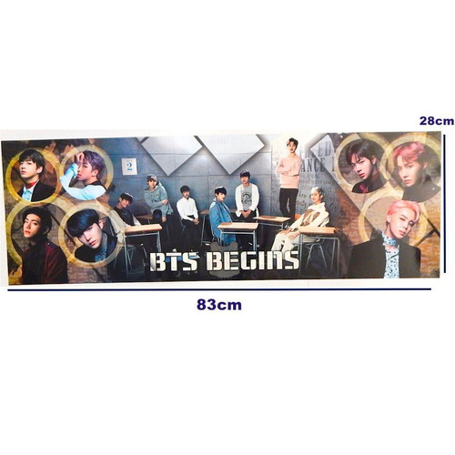 Bts Bangtan Boys Poster Largo Kpop Begins Jungkook Rm