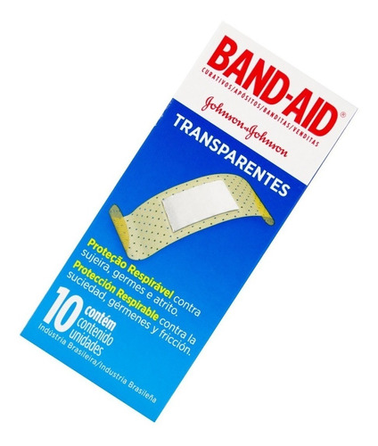 Johnson Band-aid Curitas Banditas Apósitos Transparentes 10u