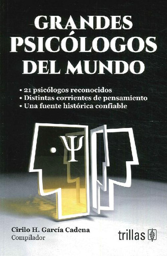 Libro Grandes Psicólogos Del  Mundo De Cirilo H. García Cade