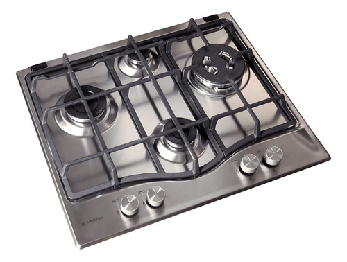 Anafe Ariston A Gas 60 Cm 4 Quemadores Acero Inox Dimm