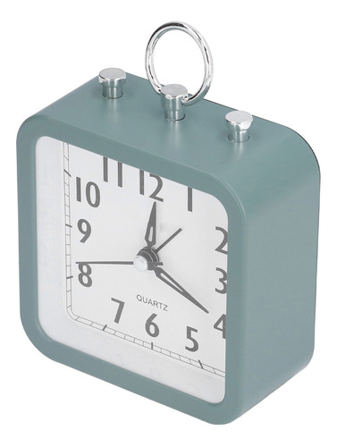 Reloj Analógico Con Batería, Alarma, Color Verde, Estilo Sim