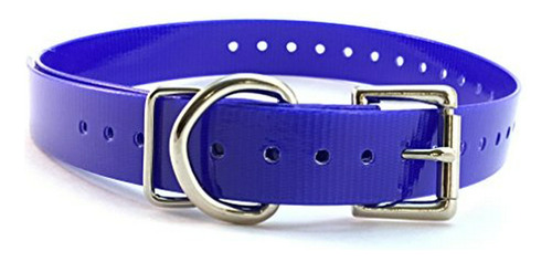 Collar Azul Con Hebilla De Rodillo De 3/4  Compatible Con Ga