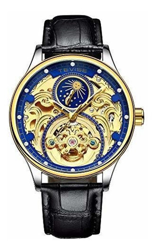 Reloj De Ra - Tevise Brand Mens Watches Skeleton Big Dial Au