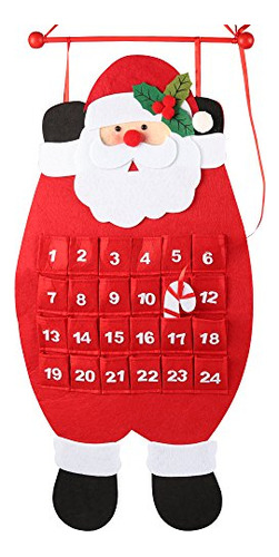 Calendario De Adviento De Navidad De Papá Noel 2023, Calenda
